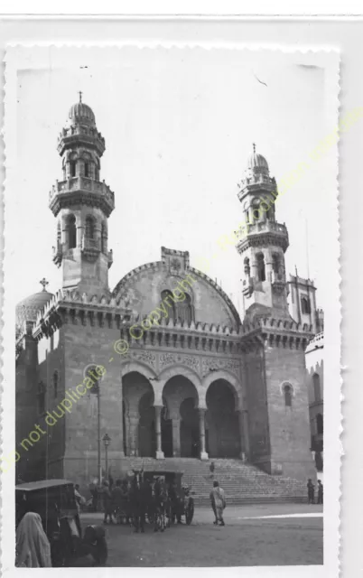 Format CPA Photo RPPC ALGERIE Alger n34 Mosquée Ketchaoua