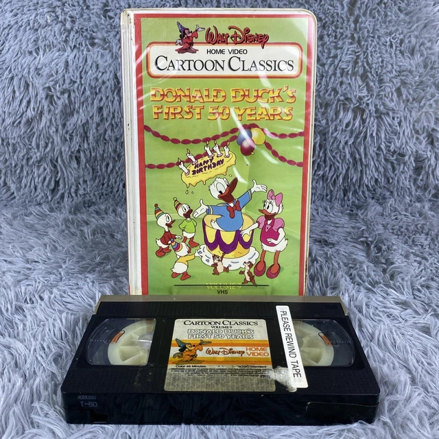 WALT DISNEY DONALD Duck - Donald Duck’s First 50 Years Volume 9 VHS