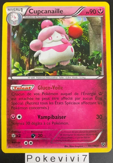 Carte Pokemon CUPCANAILLE 95/146 Holo XY de Base FR OCCASION