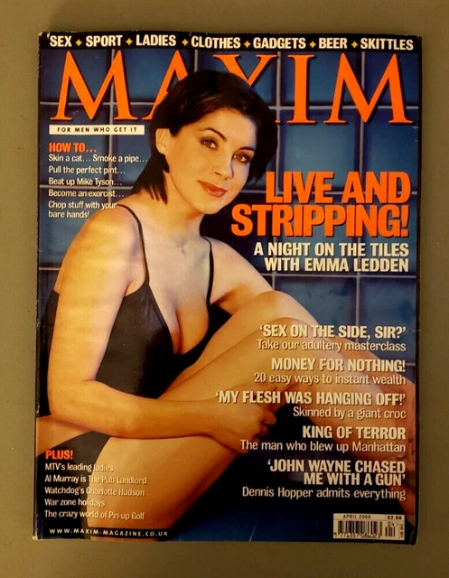 Maxim  UK　Adriana MAXIM UK EDITION Mag Adriana Karembeu Model Issue April 2002