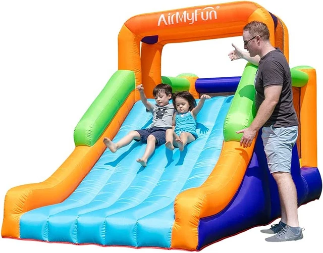 Bounce House with Slide Inflatable Durable Sewn Jumper Castle Bouncy House for K