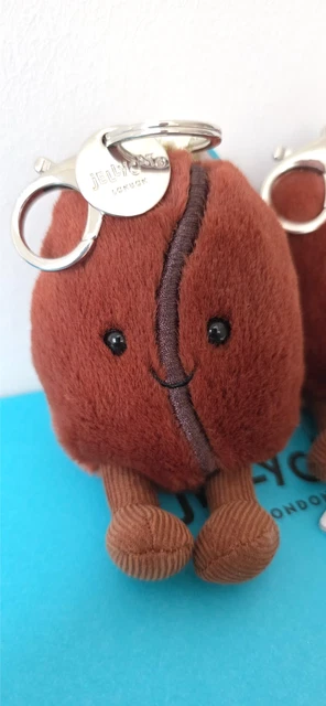 JELLYCAT AMUSEABLES COFFEE Bean Bag Charm(/Keyring)🖤RETIRED🖤100%Genuine ...