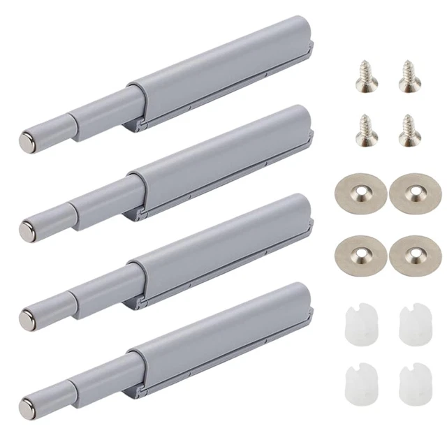 4 Pezzi Sistema Apertura A Pressione Per Ante - Push Pull Con Magnete E Soft Close - Foto 9