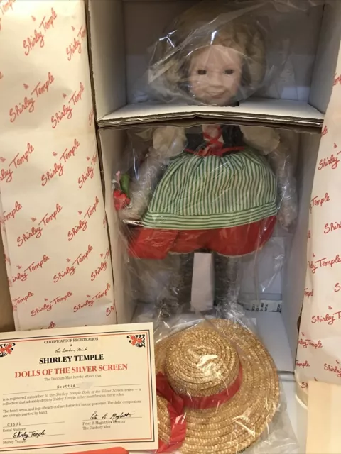 Shirley Temple Heidi Doll Danbury Mint Dolls of the Silver Screen 1986 NIB
