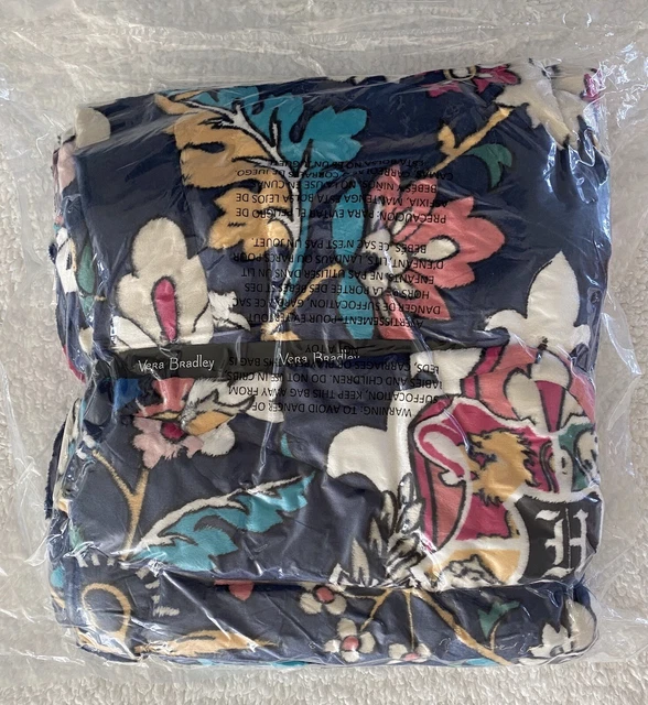 VERA BRADLEY HARRY POTTER HOME TO HOGWARTS Plush Throw Blanket LE NWT