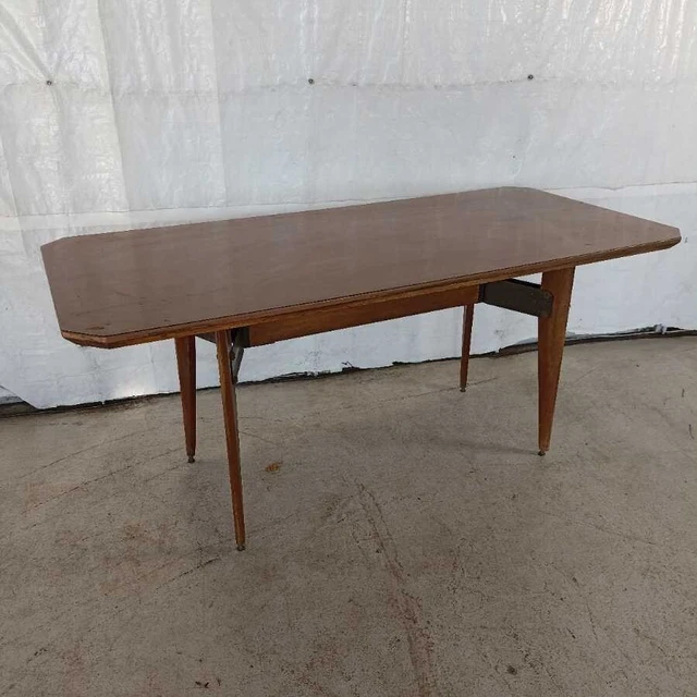 Tavolo Modernariato anni 50 Struttura in Legno Impiallacciato e Formica Italia