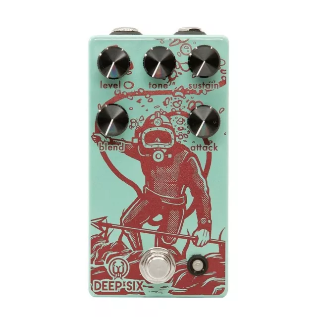 Walrus Audio Deep Six V3 Compressor Guitar Effects Pedal