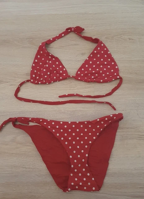Bikini 2 Pièces Guess Guessified - Noir Logo Feuille D'or - Taille XS Neuf Avec étiquettes