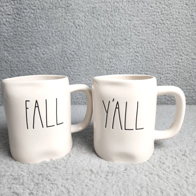 Rae Dunn Coffee Mugs Set of Two Artisan Collection By Magenta FALL Collections