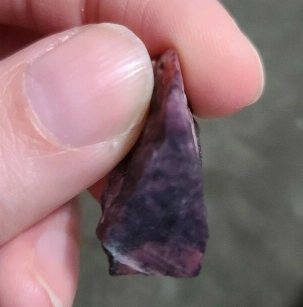 Sugilite GEL Rough - Dark Red w/ Bustamite - 25.60 ct / 5.12 Grams Sugilite GEL Rough - Dark Red w/ Bustamite - 25.60 ct / 5.12 Grams