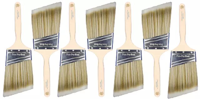 3" Angle House Wall,Trim Paint Brush Set Home Exterior or Interior Brushes