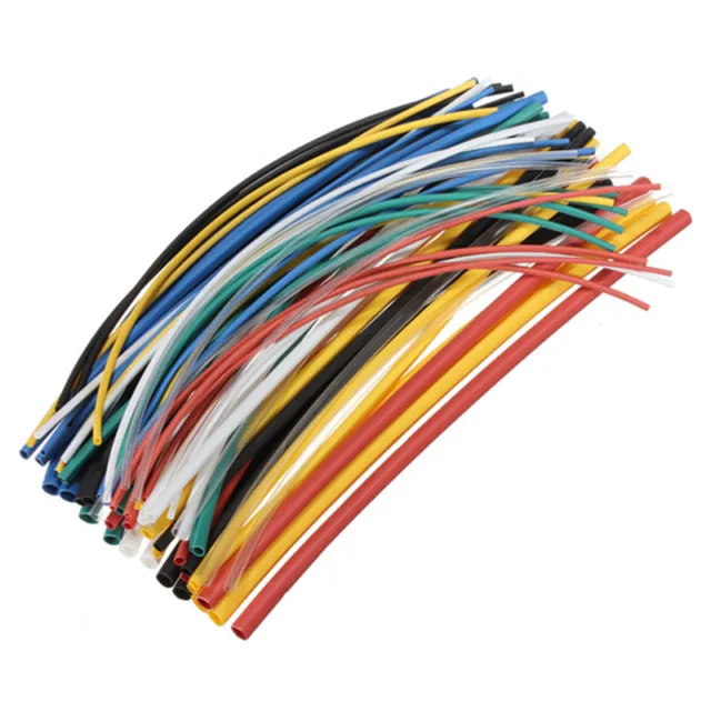 3 types Colourful  Heat Shrink Tubing Tube Wrap Sleeve Wire Cable Kit^MG