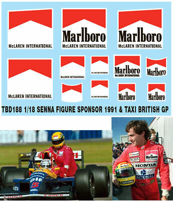 1/18 Lotus 97T Ayrton Senna JPS Sponsor 1985 Decals TB Decal TBD50 