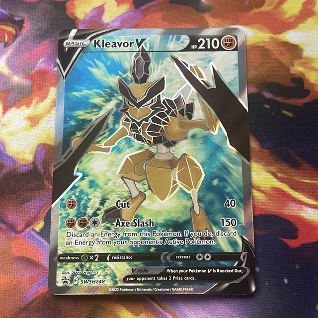 POKEMON KLEAVOR V SWSH248 Full Art Holo Black Star Promo NM/Mint 0.99