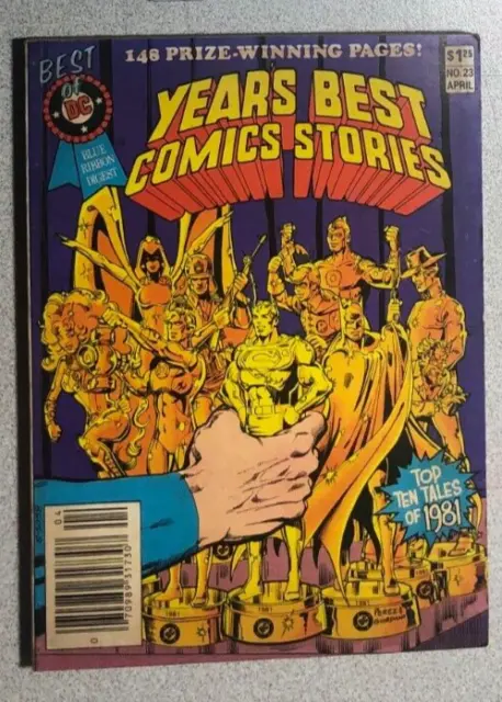 BEST OF DC BLUE RIBBON DIGEST #23 (1982) Year's Best Comics Stories VG+/FINE-