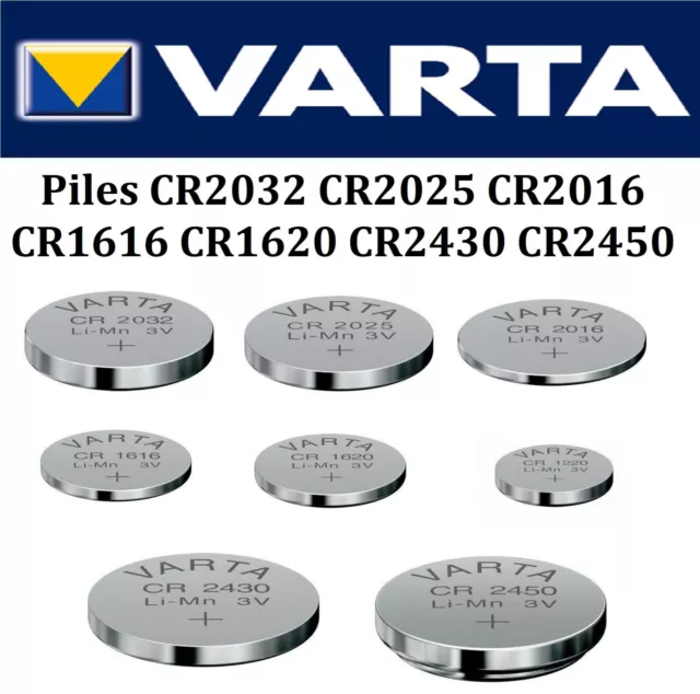 Piles spéciale VARTA CR123A 3V lithium, expédition rapide et gratuite 3