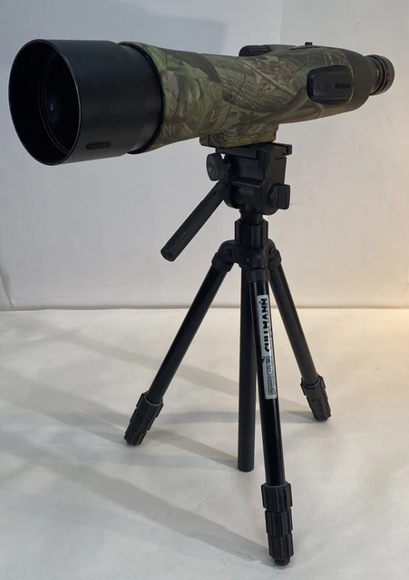 Nikon ProStaff 16-48x 82 20-60x Spotting Scope - RealTree Camo with Tri Pod