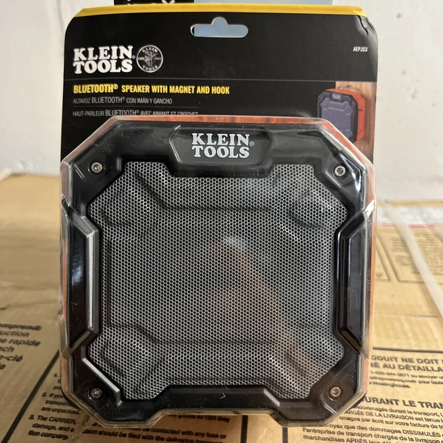 BRAND NEW!! Klein Tools Bluetooth Speaker - Includes Magnet + Hook AEPJS3