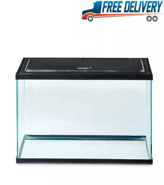 5-Gallon Glass Fish Tank LED Aquarium Starter Kit