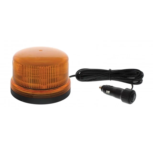 8 High Power Led 12V/24V Low Profile Beacon Light - Magnetic Mount