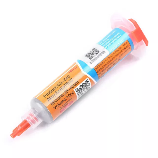 MECHANIC XG-Z40 10cc Syringe Solder Paste Flux Sn63/Pb37 25-45u 3