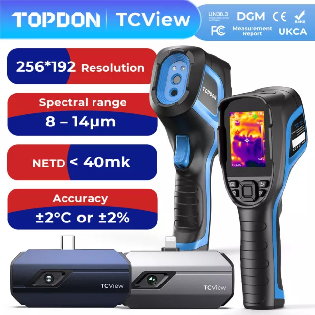 TOPDON Professional Grade Thermal Camera Series 256 x 192 IR High Resolution