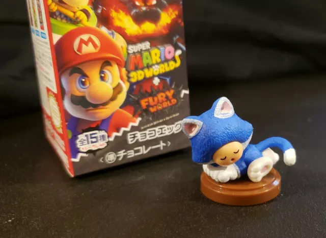 Super Mario 3D World Fury 2 Giga Cat Mario Lion Choco Egg Mini Figure  Gashapon