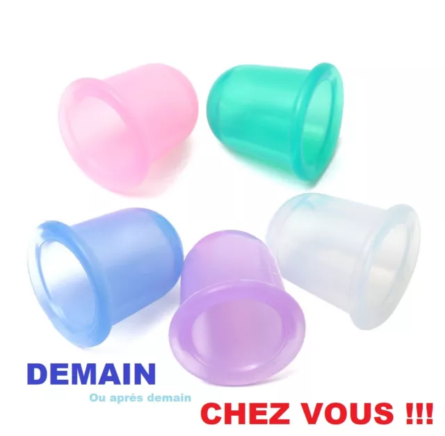 Ventouse Silicone Anti Cellulite "cellublue" Massage minceur palper rouler