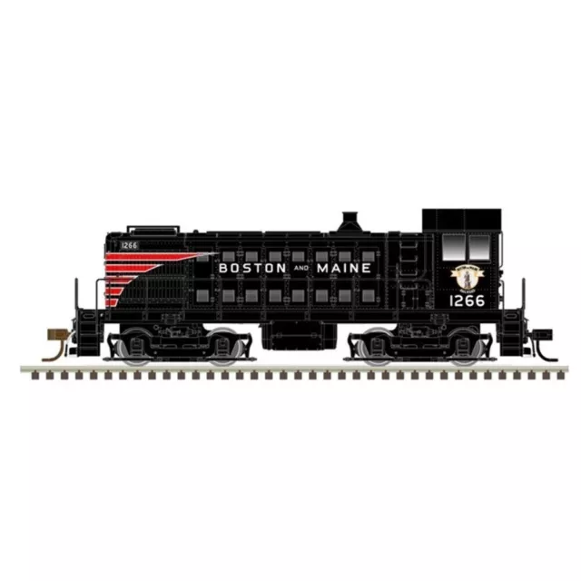 Atlas Ho Master Silver Dc/Dcc Ready Alco S4 Boston & Maine #1266 Pn 10003826