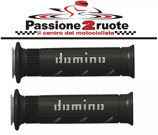 manopole Domino XM2 nero grigio Ducati Monster 600 620 695 696 750 796 800 900