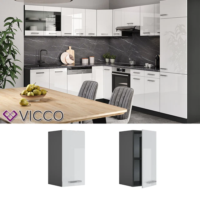 CREDENZA CUCINA CREDENZA pensile Cucina componibile RLine Bianco Vicco