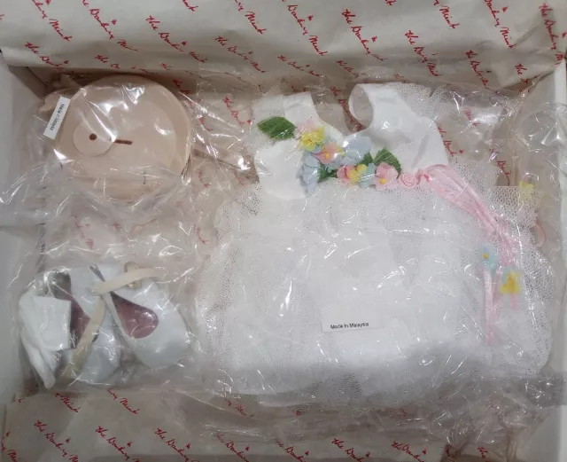 Danbury Mint Shirley Temple Dress Up Doll Outfit: Baby Take A Bow white dress
