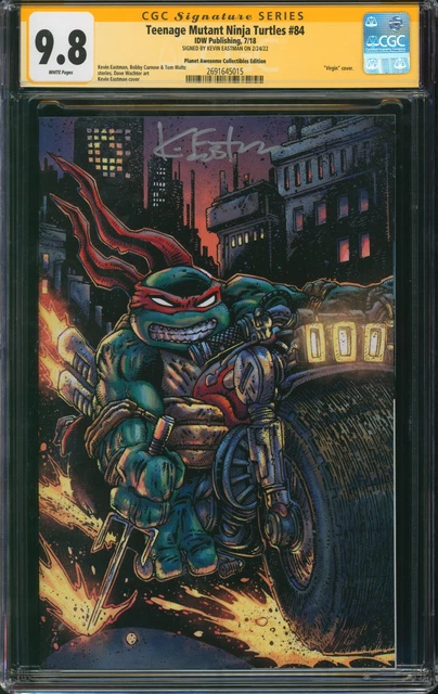 Teenage Mutant Ninja Turtles #84, CGC 9.8 Signed by Kevin Eastman *Variant*
