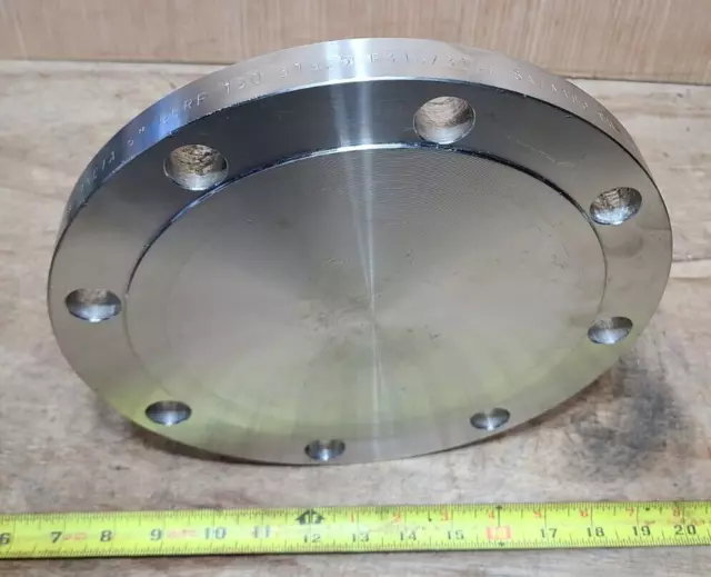 Raised Face ANSI Blind Flange 150# 316/316L Stainless Steel 6-In