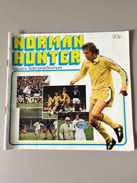 1974-75 Norman Hunter Testimonial Brochure
