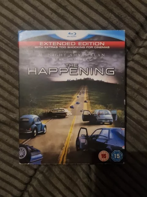 The Happening (Blu-ray, 2008) Mark Wahlberg {Apocalyptic Thriller} [Region 2] UK