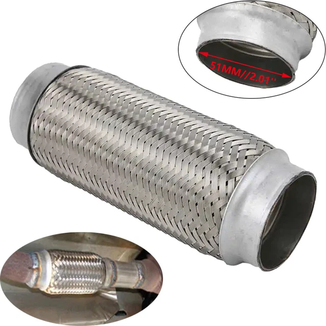 Weld-On Exhaust Flexible Joint - 45mm X 150mm Repair Pipe For Vibrations & Movement