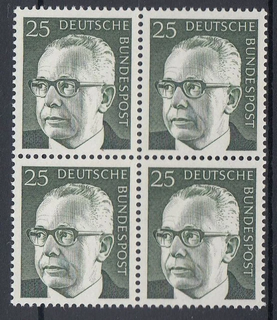 Bund / BRD 689 Heinemann im 4er Block postfrisch (689/4)