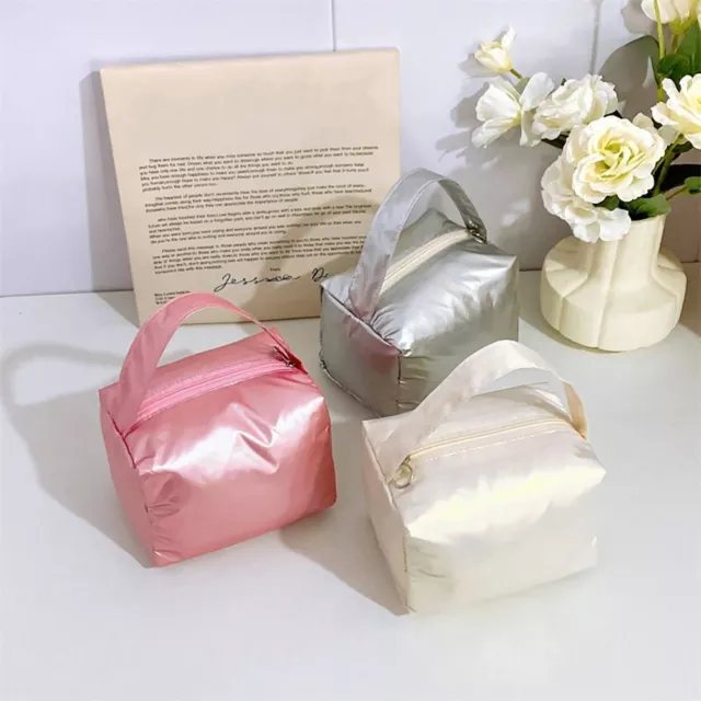Large Capacity Cosmetic Bag Zipper Toiletry Handbag  Women