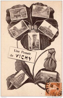 479 - cpa 03 Vichy - Une Pensée de Vichy