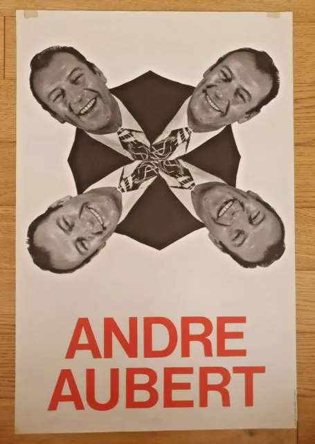 André Aubert - Original Póster – Cartel - Circa 1970