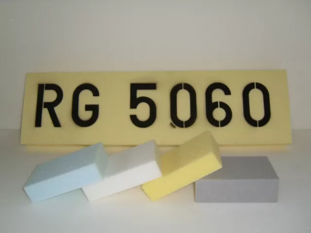 Schaumstoff Zuschnitt Tafel Polster RG 20 nach Wahl von 1cm bis 15 cm Dicke
