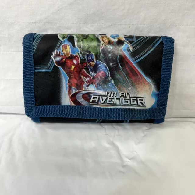 Marvel Avenger Kids Trifold Wallet with Key Fob