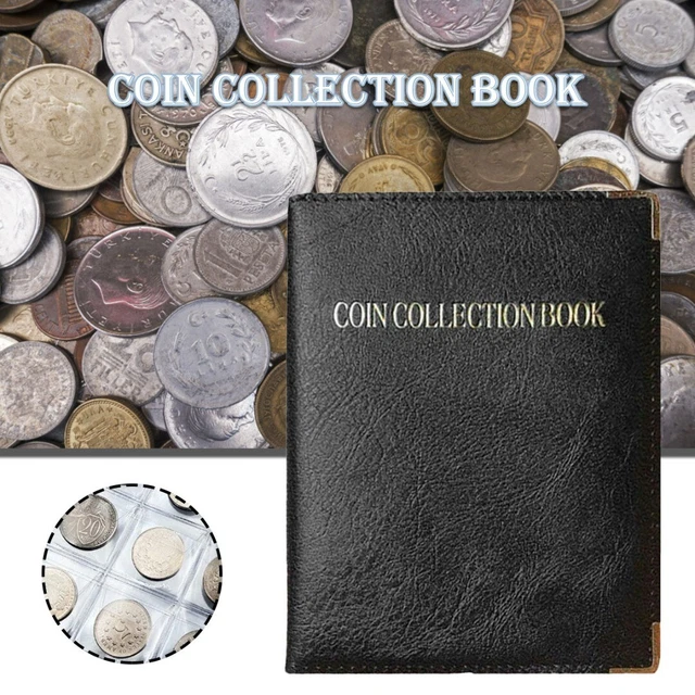 480Pcs 20 Page Coins Storage Book Commemorative Coin Collection Album Holder t-