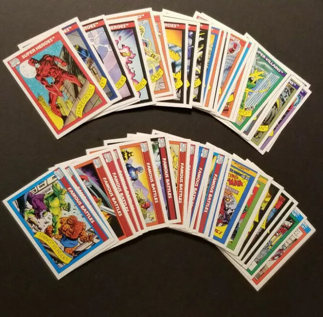 1990 Impel Marvel Universe Trading Card Set Series 1, You Pick Complete Your Set