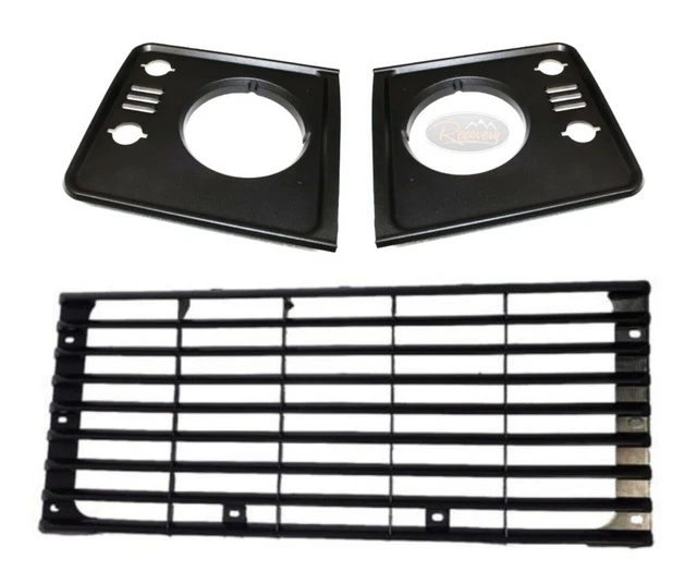 Land Rover Radiator Grill LAND ROVER DEFENDER Td5 - Radiator Grille + Headlamp Surrounds Style ...