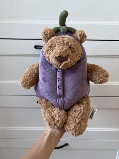 Jellycat Bartholomew Bear Aubergine