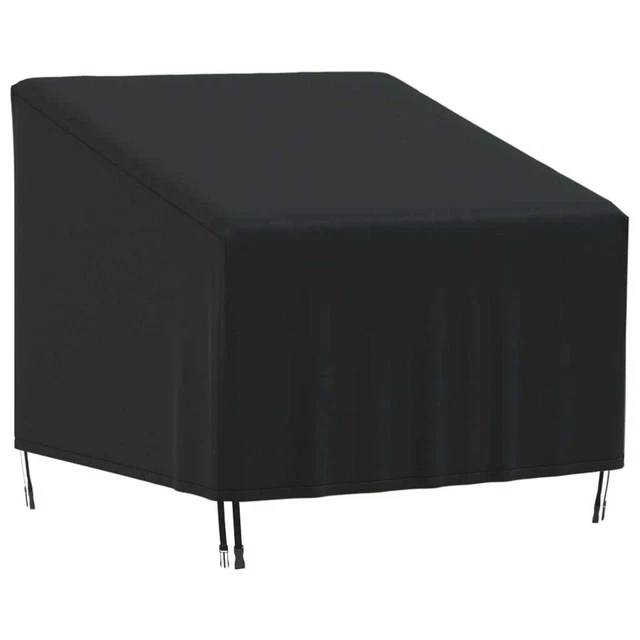 Housse de chaise de jardin noir 70x70x85/125 cm oxford 420D vidaXL
