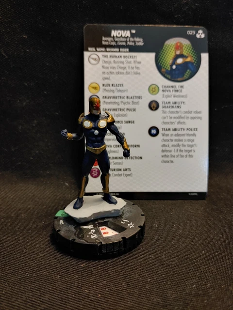 Heroclix Marvel War Of The Realms Nova 023 Uncommon - Brand New, Mint