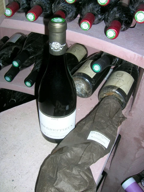 Les GREFFIEUX de M. CHAPOUTIER - 1b. 2003   -  SUPERBE HERMITAGE rouge.